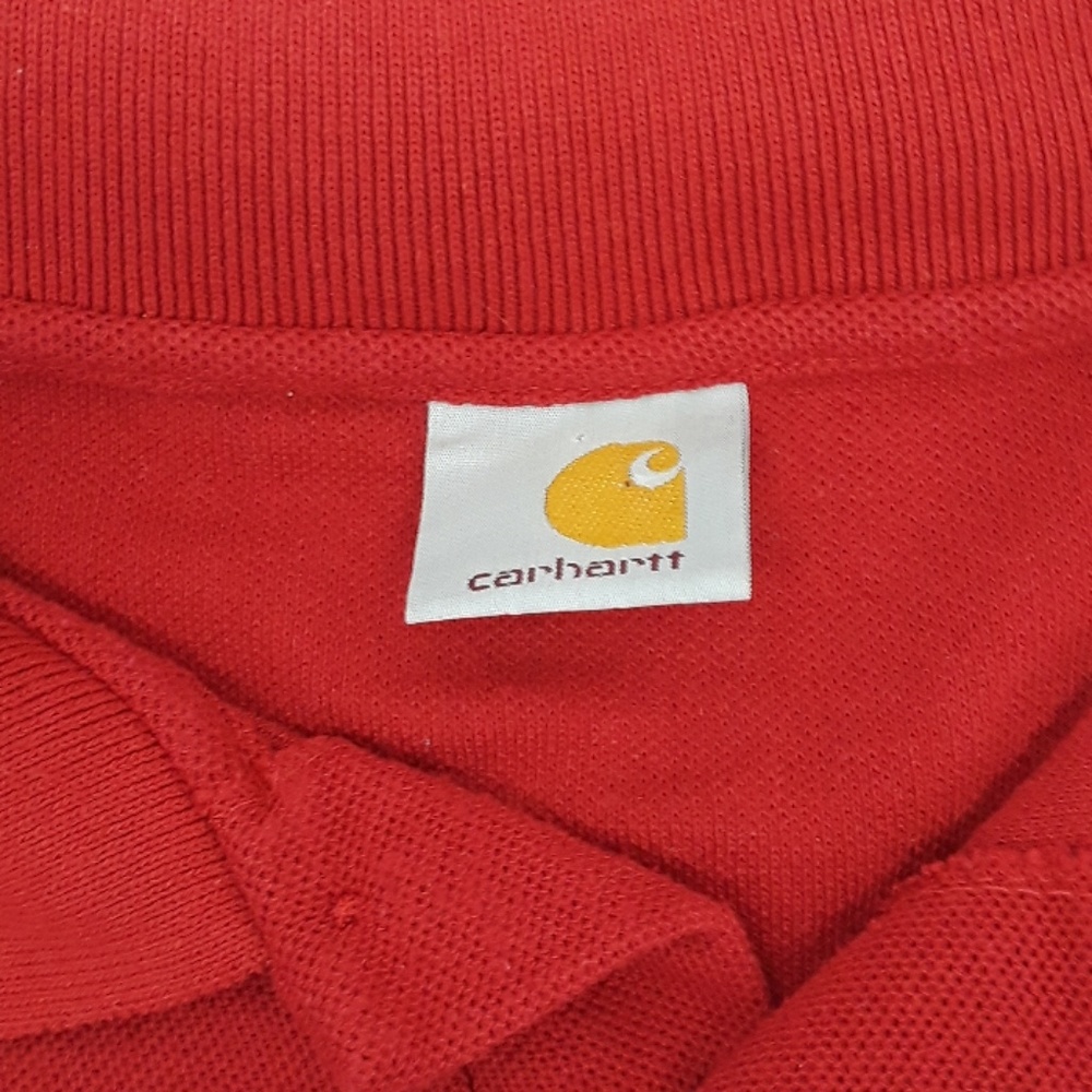 Carhartt Mens Polo Shirt  4X Red with Pocket
